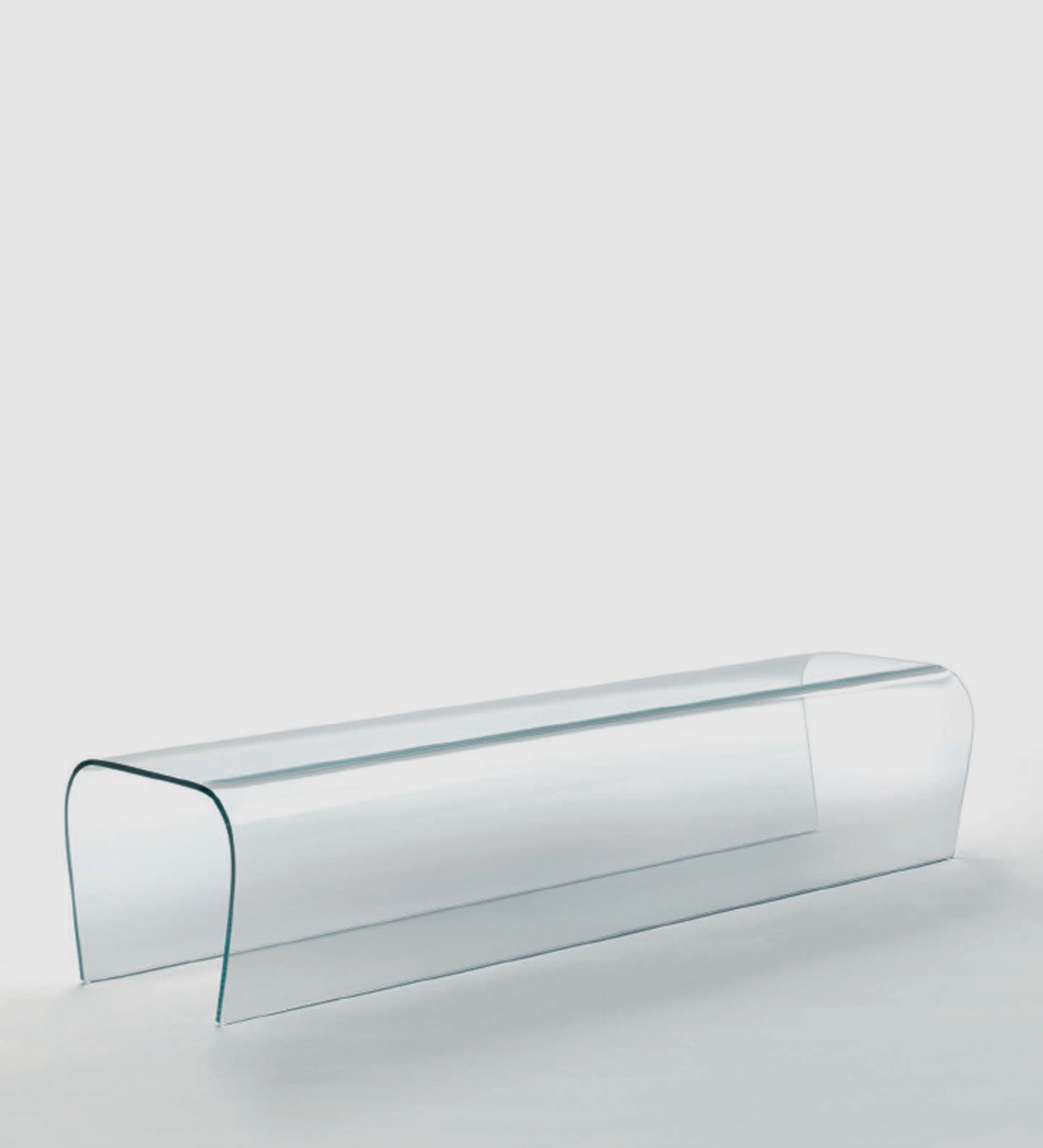 Bent Glass Bench