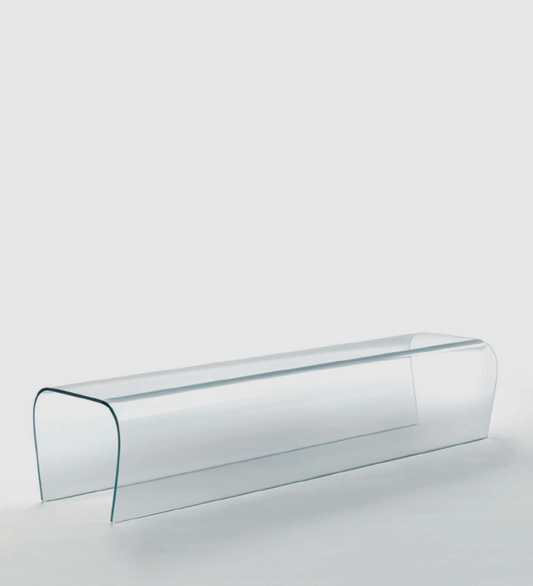 Bent Glass Bench